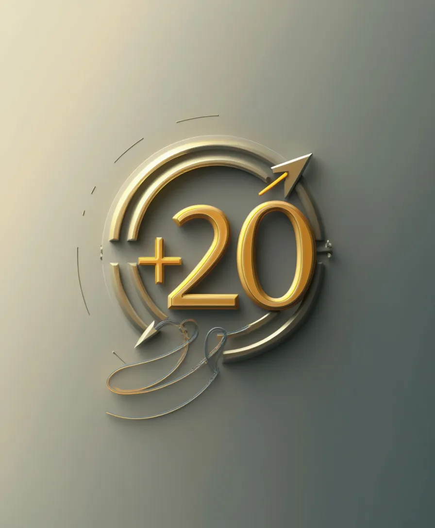 Un cinco sobre fondo